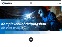 Tablet Screenshot of friedrich-vorwerk.de